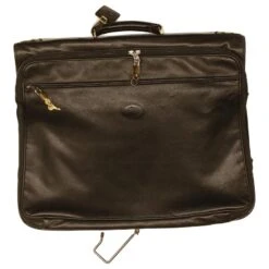 LONGCHAMP Housse De Vêtement Cuir Noir Authentique 36729