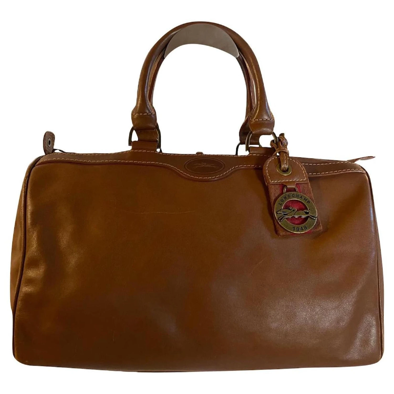 Longchamp Sac Bowling Cognac 3 Longchamp Sac Bowling Cognac