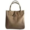 Longchamp SAC EN CUIR DE VEAU FRAPPÉ CROCO BISCUIT Beige -Style Mix Soldes sac en cuir de veau frappe croco biscuit longchamp beige