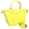 Longchamp Le Pliage Jaune -Style Mix Soldes sacs a main longchamp le pliage cuir jaune