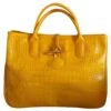 Longchamp ROSEAU Jaune 1 Longchamp ROSEAU Jaune -Style Mix Soldes sacs a main roseau longchamp cuir jaune